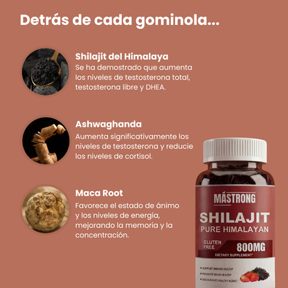 MÁSTRONG™ Gominolas Shilajit